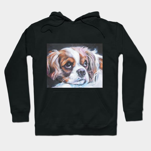 cavalier king charles spaniel fine art painting Hoodie by LASHEPARD